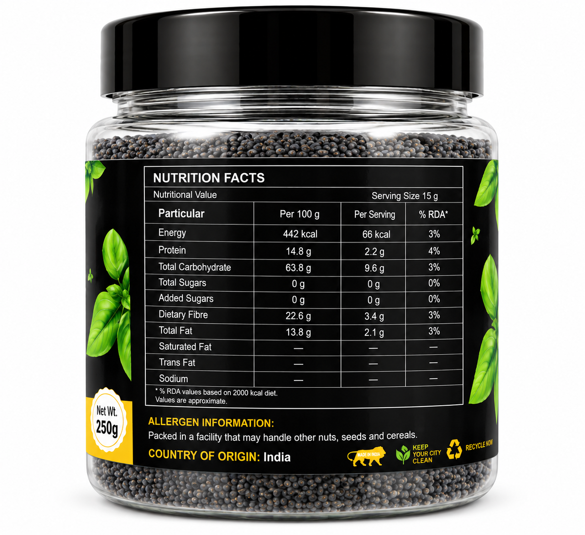 Premium Basil Seeds