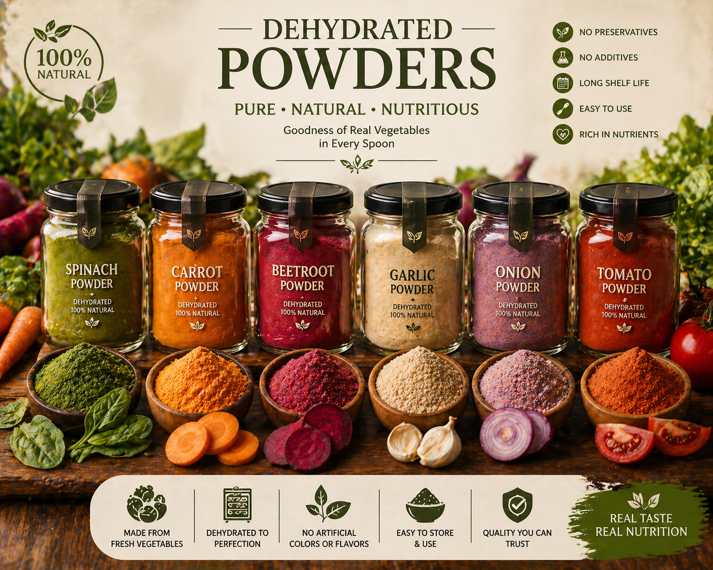 Dehydrated Powders